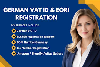 apply for german vat id, tax number and eori for businesses