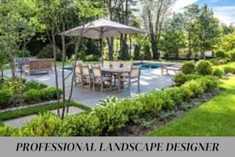 design 2d site plan, 3d landscape rendering farm, backyard rv resort parking
