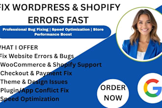 wordpress website seo  landing page elementor sales funnel redesign business bug