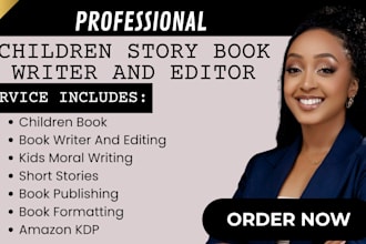 write or edit, proofread your children book, be your children book editor
