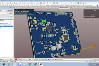 design pcb circuit, hardware prototyping, pcb schematic, fabrication gerber boms