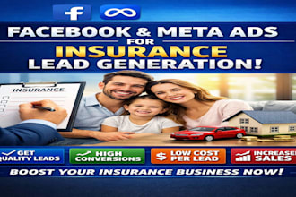run facebook meta ads for insurance lead generation
