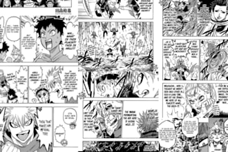 draw anime manga comic book manga illustration artist, webtoon cover, shonen