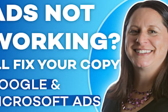 rewrite your underperforming google or microsoft ads
