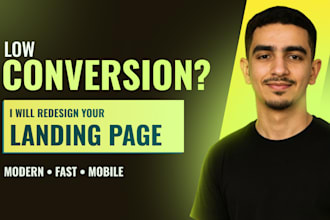 redesign your landing page to boost conversions