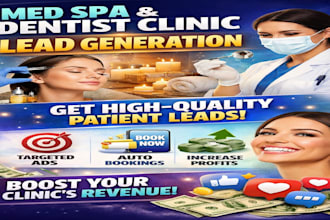 run meta ads for med spa dentist clinic lead generation