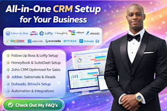follow up boss lofty CRM honeybook suitedash jobber salesmate dubsado bitrix24