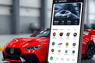 develop a professional automotive mobile app for car maintenance dealership