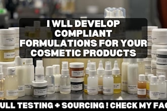 develop compliant formulations for your cosmetic products