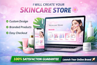 design skincare store for beauty brands