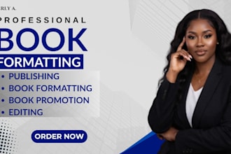provide expert book formatting and layout design for amazon KDP publishing
