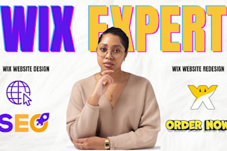 redesign wix website, build wix website, wix website development, wix studio pro