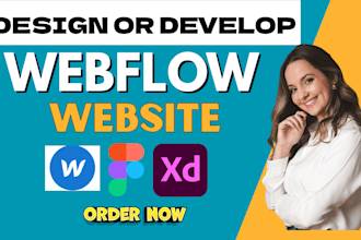 design or build webflow website figma to webflow ecommerce cms webflow expert