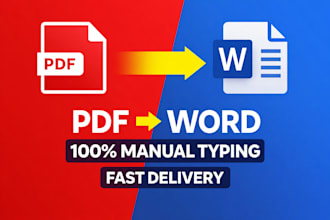 convert PDF to word manually with high accuracy