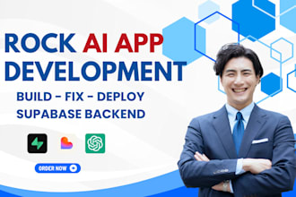 build fix deploy rork ai app with superbase backend, lovable v0 tinder