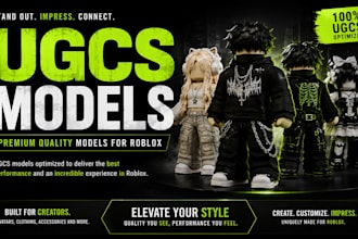 create custom 3d models for your roblox ugc