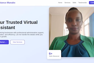 provide virtual assistant services for your business