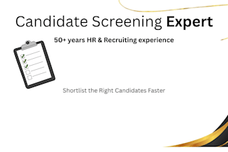 screen, shortlist the best candidates for your business