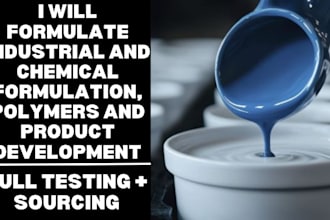 formulate industrial and chemical formulation, polymers and product development