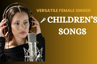 produce nursery rhymes, kids song, music production, custom kids song