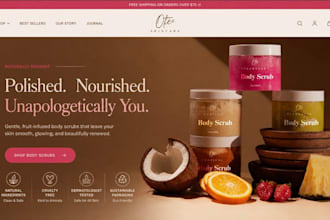 build private label beauty shopify store beauty website cosmetics skincare store