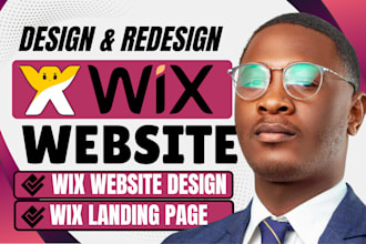design wix landing page redesign wix ecommerce design wix website development
