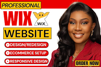 redesign wix website fix wix issue wix website design and wix landing page