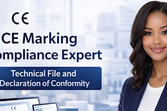 prepare ce marking technical file and eu declaration of conformity