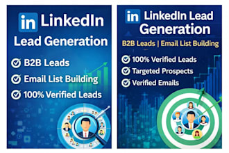 linkedin lead generation and prospect list building