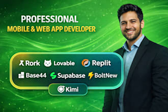 build open claw, kimi ai, lovable ai, vibe coding apps rork ai, base44 web app