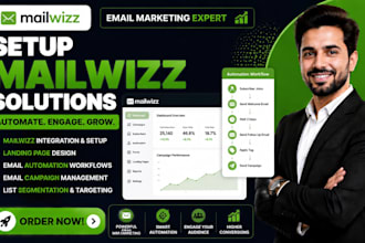 setup mailwizz integration  landing page automation mailwizz workflow campaign