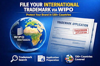 file your international trademark via wipo to protect your brand in 130 countrie