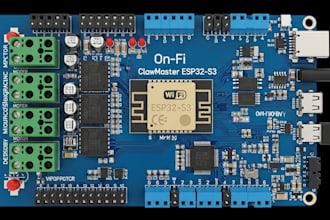 design custom pcb for claw machine using esp32 s3 motor control and iot