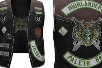 fivem kuttes custom fivem clothing kuttes mc mc vest biker clothing kuttes