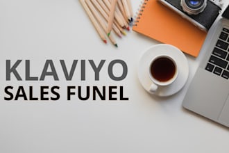 build klaviyo sales funnel and automation that convert to sales