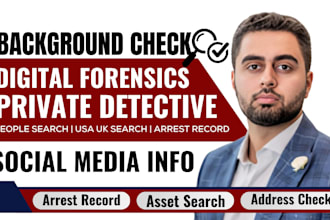 background check people online as licensed private investigator USA detective pi