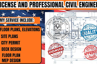 draw professional floor plan ,blueprint, and city permit designs in autocad