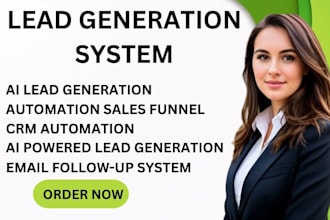 build automated lead generation and follow up system for your business