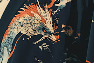 design japanese t shirt illustration