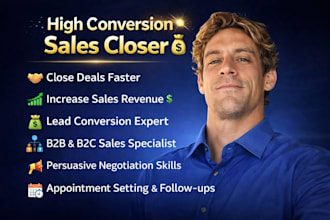 sales closer high ticket sales representative online sales closer salesperson