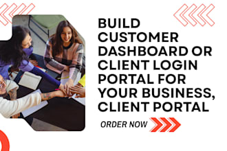 build customer dashboard or client login portal for your business client portal