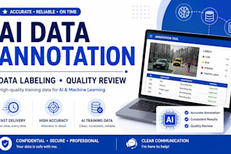 do accurate data annotation, data labeling and ai data review