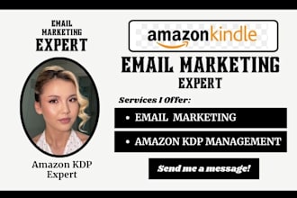 setup amazon KDP email marketing