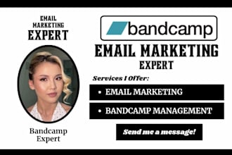 setup bandcamp email marketing