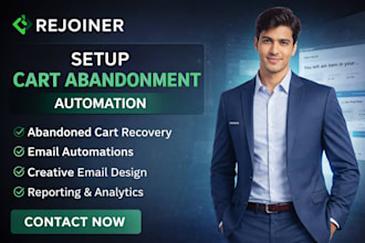 setup rejoiner cart abandonment rejoiner automation rejoiner email campaig setup