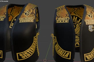 fivem kuttes custom fivem clothing kuttesmc mc vest biker clothing kuttes