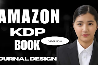 design and format your journal, planner, or workbook for amazon kdp