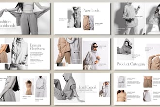 design a fashion catalog for your clothing brand