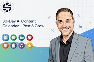 create your complete monthly ai powered social media content calendar