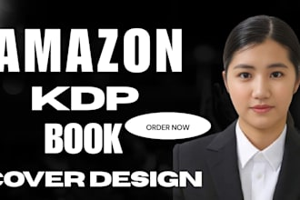 design a professional book cover, ebook and paperback cover for amazon kdp